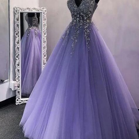 Luulla - Shopping Cart Princess Dress Prom, Puffy Prom Dresses, Purple Ball Gown, Lilac Prom Dresses, Purple Tulle, Long Prom Gowns, Lace Prom Dress, Mothers Dresses, Lilac Dress