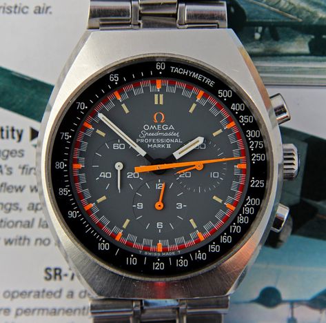 Omega Speedmaster Mark Ii, Racing Chronograph, Horology Design, Omega Speedmaster Professional, Tactical Watch, Omega Watches, Speedmaster Professional, Timex Watches, Vintage Omega