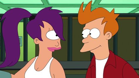 Leela And Fry, Fry And Leela, Leela Futurama, Futurama Characters, Captain Janeway, Futurama, Felt Dolls, At Last, Matching Icons