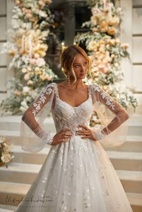 Hailey Paige, Dresses In Dubai, Ellis Bridal, Bridal Showroom, Anne Barge, Bridal Shops, Sophia Tolli, David Tutera, Embroidered Dresses