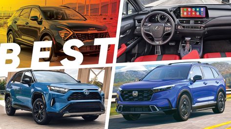 Best Small Hybrid Crossover SUVs in 2024: Everyday Gas-Savers Best Small Suv, Honda Insight, Small Suv, Driving Range, Compact Cars, Gas And Electric, Hyundai Tucson, Toyota Prius, 2024 Vision