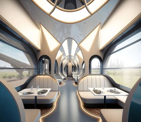 Futuristic Garage, Futuristic Library, Futuristic House, Luxury Private Jets, Luxury Train, Steel Frame Construction, Futuristic Interior, Hospital Design, Alien Concept Art