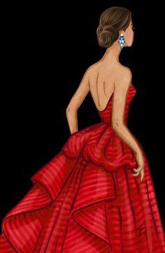 Escote de espalda para mi vestido nuevo Graduation Ball, Gown Fashion, Sketches Dresses, Illustration Ideas, Fashion Illustration Dresses, Fashion Illustration Sketches, Dress Drawing, Illustration Fashion Design, Fashion Art Illustration