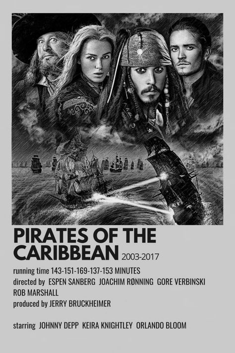 Adventure Movies List, Poster Polaroid, Disney Movies List, Indie Movie Posters, Aesthetic Polaroid, Kaptan Jack Sparrow, Movie Decor, Johnny Depp Movies, Iconic Poster