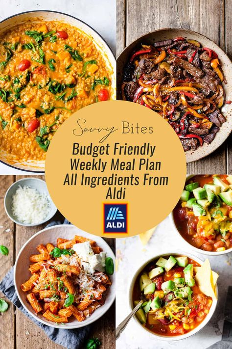 Cheap Healthy Dinners, Aldi Meal Plan, Healthy Budget, Meal Options, Healthy Meals For One, Healthy Family Dinners, Budget Meal Planning, Dinner On A Budget, Family Meal Planning