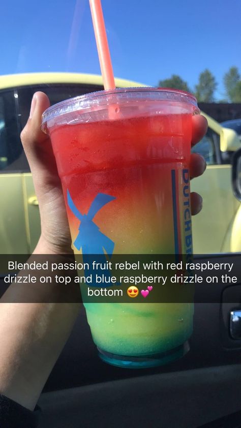 Pin: SheSoBoujiee ♏️💖🎱 Snap: bigpoppaa52👩🏽‍⚕️💉 #food #drinks #photography Dutch Drinks, Dutch Bros Menu, Dutch Bros Secret Menu, Dutch Brothers, Dutch Bros Drinks, Secret Starbucks Recipes, Drinks Photography, Healthy Starbucks Drinks, Secret Starbucks Drinks