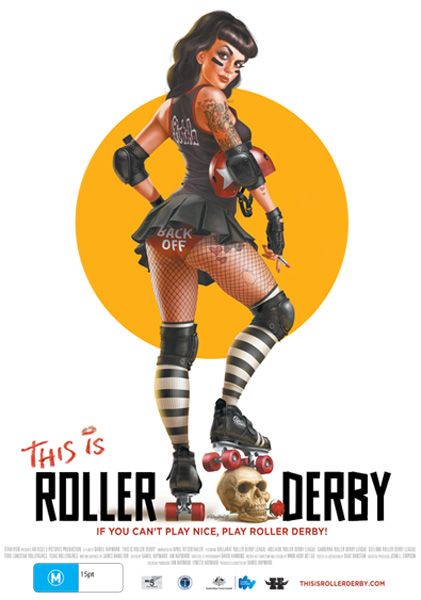 www.thisisrollerderby.com Roller Derby Girls, Arte Pin Up, Horror Vintage, Derby Girl, Pinup Art, Roller Girl, Pin Up Tattoos, Rockabilly Pin Up, William Turner