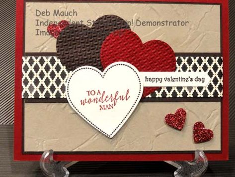 Woderful Man Soar Confidently Valentine Heart Valentine Heart Card, Cherry Cobbler, Photo Heart, Heart Cards, Valentine Heart, Masculine Cards, Love Cards, Paper Size, Texture Painting