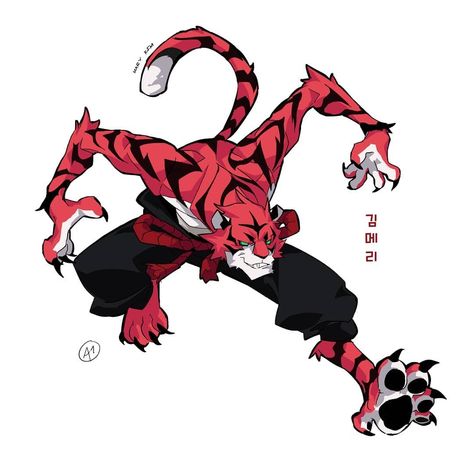 Tiger Character Design, Tiger Human, Tiger Oc, Tiger Character, Cheetah Drawing, Powerful Art, Dynamic Poses, Animated Drawings, Character Design Animation