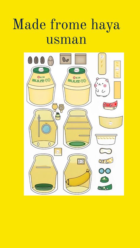 Banana hamster Cute Hamster, Hamster House, Paper Dolls Diy, Cute Hamsters, Paper Dolls, Cat Breeds