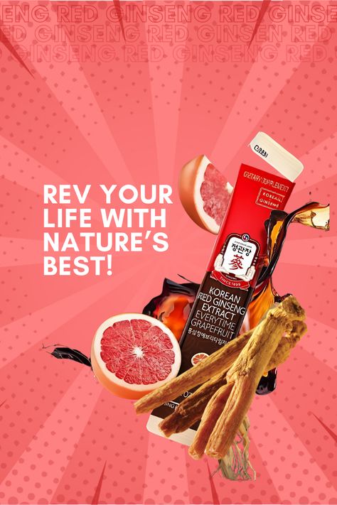 Pure goodness in every sip! 🌱

Enjoy the natural benefits of ginseng with our new Everytime Grapefruit Liquid Stick!🍊 Made with 1000mg of pure Korean Red Ginseng extract and free from artificial flavors, colors, and preservatives. It's a deliciously healthy way to boost your energy and support your immune system.

#KoreanRedGinseng #RedGinseng #kgc #ginseng #RevYourLife #JungKwanJang  #StayHealthy #Health #Organic Benefits Of Ginseng, Korean Red Ginseng Extract, Korean Red Ginseng, Ginseng Extract, Red Ginseng, Boost Your Energy, Herbal Remedies, Immune System, Grapefruit