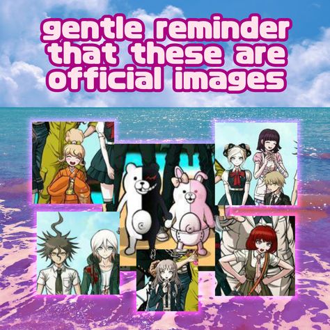 these were from a spike chunsoft april fools thing from like 2013 (i couldnt find any better quality images lmao sorry) Spike Chunsoft, I Love You Drawings, Danganronpa Memes, Afro Puff, April Fools, Quality Images, Danganronpa, Love You, Turn Ons