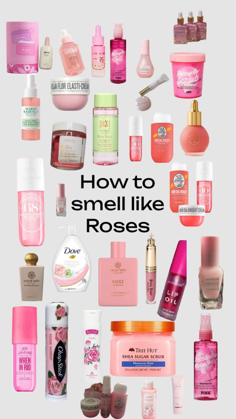 how to smell like roses 🌹 Perfume Layering, Beauty Treatments Skin Care, Classic Perfumes, Fragrances Perfume Woman, Bath And Body Works Perfume, Shower Skin Care, Body Smells, Perfect Skin Care Routine, Pretty Skin Care