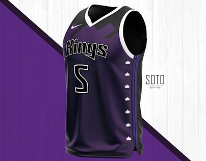 Concept jersey Nike NBA x Sacramento KINGS by SOTO uniforms design Sacramento Kings Jersey, Best Nba Jerseys, Jersey Basket, Concept Jersey, Nba Uniforms, Jersey Ideas, Basketball Uniforms Design, Nfl Merchandise, Jersey Basketball