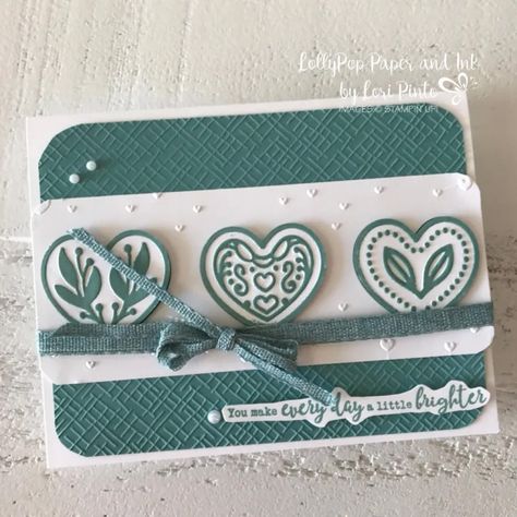 Subtle Background, Stampin Pretty, Iridescent Pearl, Stamp Pad, St Valentin, Heart Cards, Creative Cards, Embossing Folder, Stamping Up