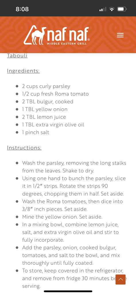 Naf Naf Grill Recipes, Recipes Copycat, Grill Recipes, Roma Tomatoes, Middle Eastern Recipes, Yellow Onion, Extra Virgin Olive Oil, Grilling Recipes, Middle Eastern