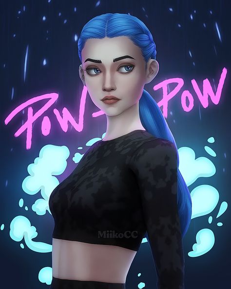 Sims 4 Arcane Skin, Sims 4 Monster Cc Patreon, Sims 4 Cc Jinx Hair, Chin Sims 4 Cc, Miiko Cc Sims 4, Sims 4 Jinx Cc, Jinx Sims 4 Cc, Sims 4 League Of Legends Cc, Sims 4 Clothes Cc Pack