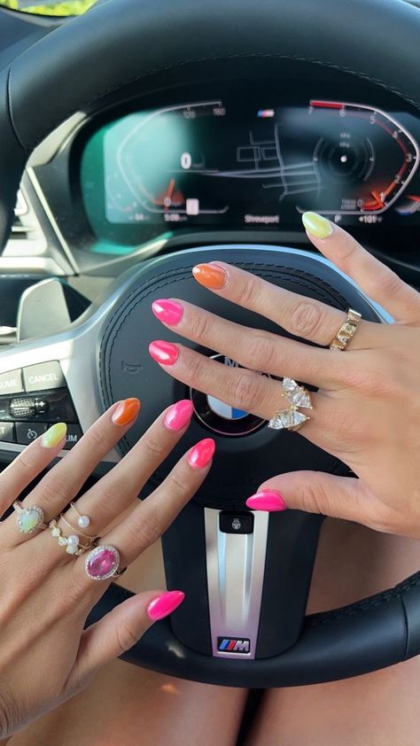 Spring Break Nails, August Nails, Nail Painting, Broken Nails, Summery Nails, Cute Gel Nails, Nail Jewelry, Dream Nails, Fire Nails