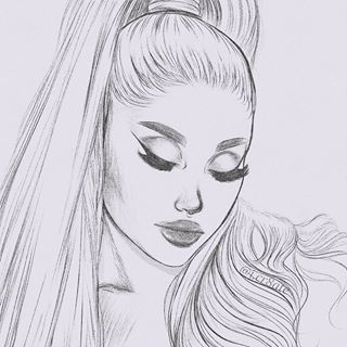 tell me how good it feels to be needed... sketch/drawing Hard Drawing Ideas, Hard Drawings, Ariana Grande Drawings, Girl Drawing Sketches, Art Drawings Sketches Pencil, Celebrity Drawings, Beauty Art Drawings, Girly Drawings, Portrait Sketches