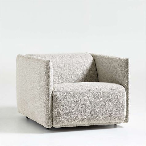 Modern Recliner Chairs Living Room, Modern Recliner Chairs, Stylish Recliners, Contemporary Recliners, Modern Recliner, Power Recliner Chair, Chair Options, Crate Barrel, Power Reclining Sofa