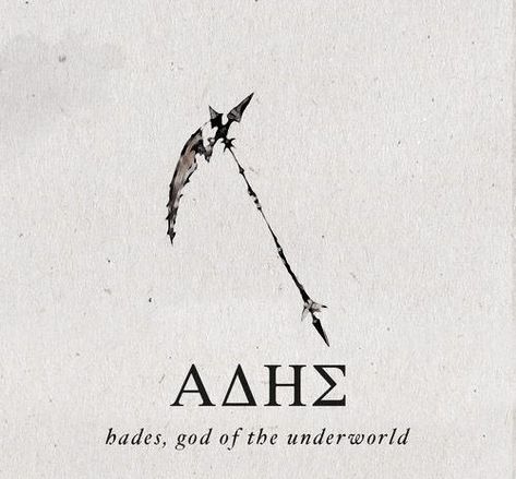 Hades God Aesthetic, Greek God Hades Tattoo, Nyx Tattoo Ideas, Hades Inspired Tattoo, Child Of Hades Powers, Symbols Of Hades, Hades Symbol Tattoo, Hades Tattoo Mythology, Thanatos Tattoo