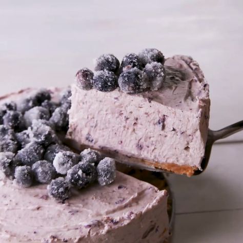 Cake Baking Ideas, Citrus Mousse, Parfaits Recipes, Blueberry Mousse Cake, Blueberry Mousse, Fruit Parfaits, Lemonade Cake, Tv Recipes, Mousse Cake Recipe