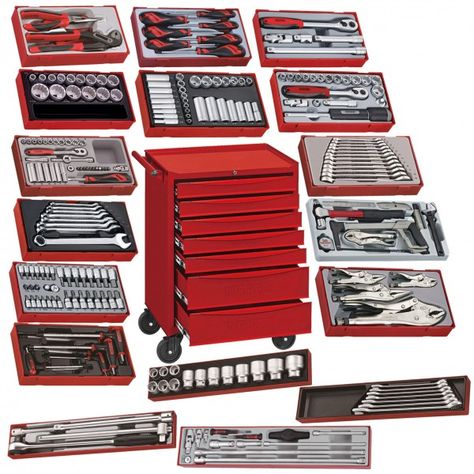 Anniversary Diy, Garage Atelier, Tool Box Organization, Hand Tool Kit, Milwaukee Tools, Tool Boxes, Tool Cabinet, Mechanic Tools, Garage Tools