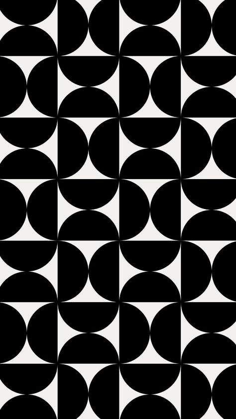 Geometric Patterns Black And White, Black White Pattern Design, Black Geometric Pattern, Geometric Shape Pattern, Black White Geometric Pattern, Shape Patterns Design, Retro Pattern Design, Black Pattern Wallpaper Aesthetic, Gemotric Pattern