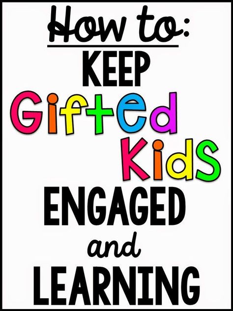 Gifted Classroom Decor, Student Teaching Gifts, Gifted Students, Classroom Gifts, Education Level, Gifted Education, Writing Blog Posts, Project Based Learning, Teaching Strategies