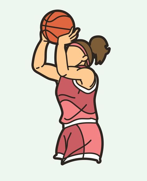 Basketball Female Player Drawing Ideas Basketball, Basketball Female, Country Drawings, Female Basketball, Basketball Drawings, Basketball Clipart, Basketball Girl, Portfolio Theme, Basketball Theme