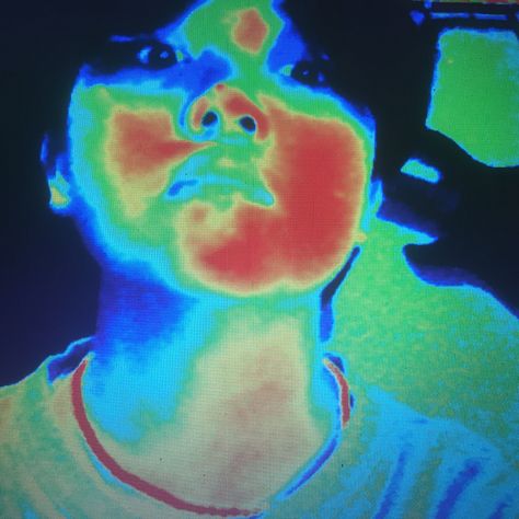 Thermal Camera Art, Thermal Camera Aesthetic, Thermal Aesthetic, Thermal Art, Thermal Camera, Photos Aesthetic, Camera Art, Thermal Energy, Thermal Imaging