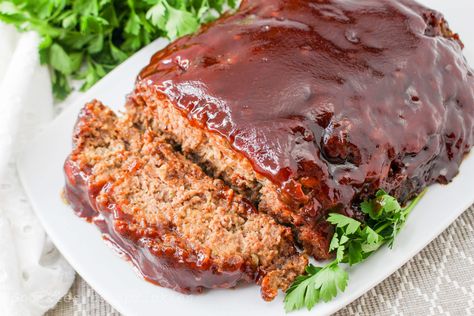 Barbecue Meatloaf Barbecue Meatloaf Recipes, Barbecue Meatloaf, Meatloaf Recipe, Meatloaf Recipes, Bbq Recipes, Bbq Sauce, Meatloaf, Bread Crumbs, Simple Ingredient