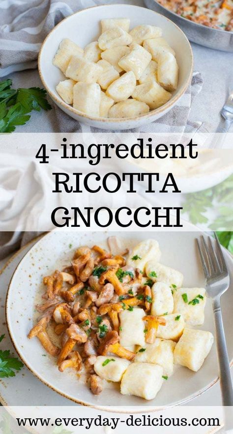 Keto Ricotta Gnocchi, Riccota Gnocchi Recipe, Ricotta Gnocchi Recipes Homemade, Ricotta Dinner Recipes, Ricotta Recipes Dinner, Ricotta Dishes, Ricotta Gnocchi Recipes, Ricotta Dinner, Gnocchi Soup Recipes