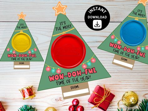 Printable Christmas Tree Play-doh Gift Tag for Kids the Most - Etsy Australia Play Dough Gift Tags Free Printable Christmas, Playdough Christmas Gift Tag, Play Dough Christmas Gift For Students, Playdoh Christmas Tag, Playdoh Christmas Gifts, Class Gifts For Students Christmas, Preschool Christmas Gifts For Classmates, Class Christmas Gifts For Kids, Christmas Gift For Students