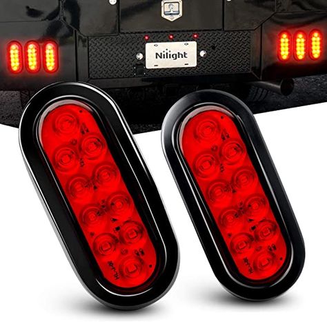 Ambulance Camper, Led Trailer Lights, Rv Truck, Turn Light, Semi Trailer, Horse Trailer, Led Tail Lights, Rv Parts, Red Led