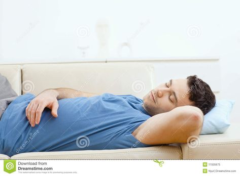 Man sleeping on couch. Young handsome man sleeping on couch at home, side view #Sponsored , #sponsored, #sponsored, #couch, #Man, #side, #Young Clock Meaning, Power Naps, Thyroid Surgery, Sleeping Pose, Applied Psychology, Book Sites, Trouble Sleeping, Athletic Training, Improve Sleep Quality