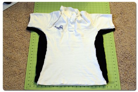 fix a boxy polo shirt so it fits better... (would be great for turning men's shirts into women's shirts that are actually long enough) Sew Shirt, How To Become Pretty, Cute Work Outfits, Shirt Refashion, Fashion And Beauty Tips, Sewing Leather, Summer Outfit Inspiration, Refashion Clothes, It Fits