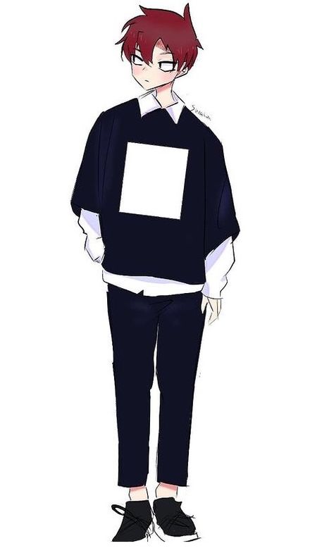 Anime Men Outfits Drawing, Character Outfits Male Casual Drawing, Casual Standing Poses Drawing Male, Casual Outfits Men Drawing, Male Clothing Drawing Casual, Anime Boy Outfit Ideas, Anime Guy Outfits, Anime Boy Clothes, Anime Boy Outfits