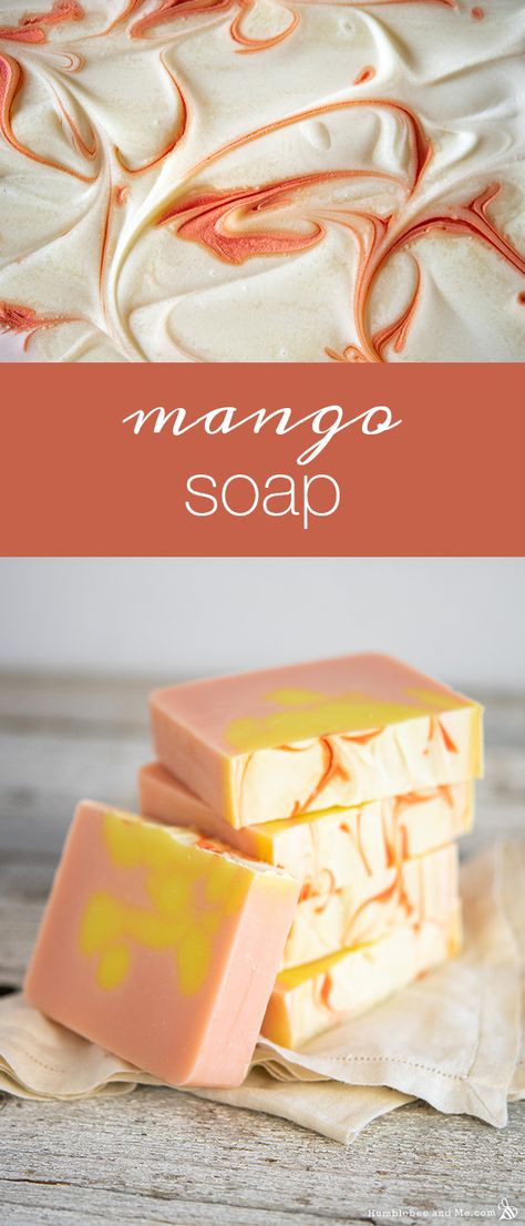 You searched for Soap recipes - Humblebee & Me Summer Melt And Pour Soap Recipes, Lush Soap Recipes, Best Soap Recipes, Tropical Soap Ideas, Mango Soap Recipe, Spring Soap Recipes, Mango Butter Soap Recipe, Soap Making Recipes Melt And Pour, Cute Soap Ideas