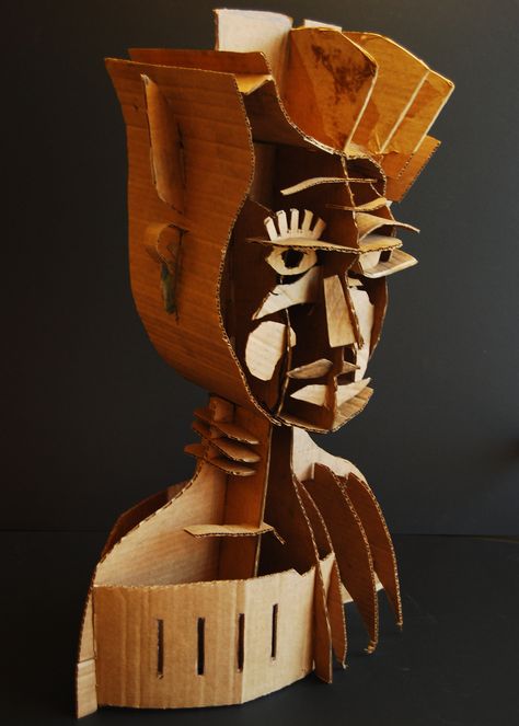 Naum Gabo inspired cardboard sculpture. lesson I did at Cheltenham High School Naum Gabo, 3d Art Projects, High School Art Lessons, High School Art Projects, Sculpture Lessons, Cardboard Sculpture, Sculpture Projects, Art Tumblr, Sculpture Ideas