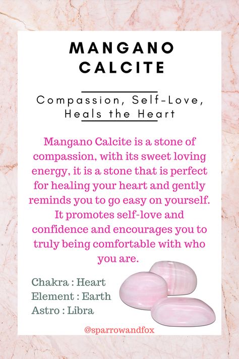 Mangano Calcite Meaning, Crystal Facts, Meditative Space, Crystal Combinations, Crystal Book, Pink Mangano Calcite, Best Healing Crystals, Minerals Crystals Stones, Healing Rocks