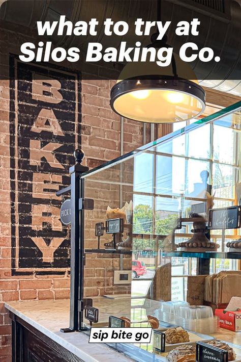 Joanna Gaines silos baking shop at magnolia market in waco Joanna Gaines Chocolate Chip Cookies, Silos Bakery, Magnolia Market Waco, Magnolia Silos, Silos Baking Co, Bakery Treats, Magnolias Bakery, Coffee Press, Waco Texas