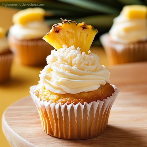 Pina Colada Cupcakes, Pina Colada Recipe, Pineapple And Coconut, Nacho Cheese Sauce, Easy Apple Pie, Coconut Frosting, Cheese Sauce Recipe, Cupcakes Recipe, Cheese Flavor