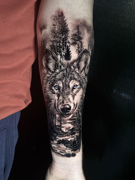 Wolf tattoo by Luis F. Limited availability at New Testament Tattoo Studio Holy Trinity Tattoo, Trinity Tattoo, Winning Tattoo, Wolf Tattoo Design, Wolf Tattoo, Tattoo Life, Tattoo Ink, Holy Trinity, Life Tattoos