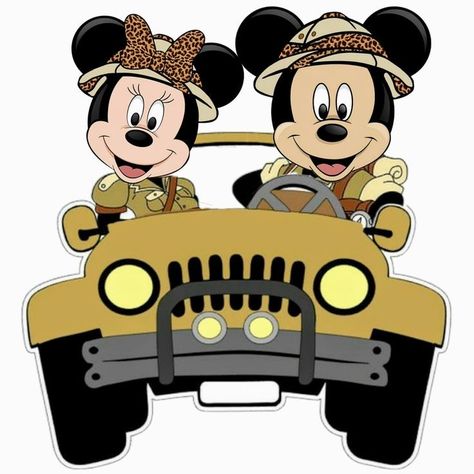 Disney Safari Birthday, Jungle Theme Classroom Decorations, Minnie Mouse Cake Topper, Mickey 1st Birthdays, Safari Jeep, Custom Disney Shirts, Safari Art, Country Birthday, Minnie Mouse Pictures