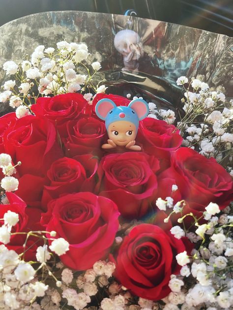 Phone Attachment, Sony Angel, Blue Mouse, Angel Baby, Sonny Angel, Baby Angel, Baby Doll, Flowers Bouquet, Baby Dolls