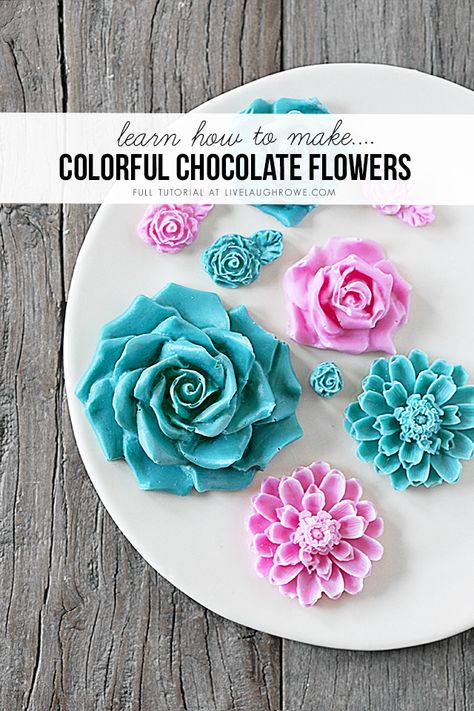 Wine Cupcakes, Easy Gift Idea, Christmas Cookie Box, Hot Chocolate Gift, Wafer Paper Flowers, Chocolate Wrapping, Flowers Easy, Chocolate Flowers, Melt And Pour