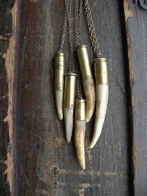 Antler tip bullet shell necklace chain rustic upcycled | Etsy Bullet Shell Jewelry, Bullet Casing Crafts, Hunting Crafts, Bullet Casing Jewelry, Deer Antler Crafts, Deer Antler Jewelry, Antler Ideas, Bullet Crafts, Antler Crafts