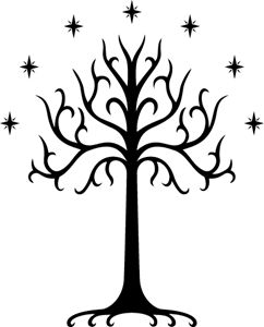 Tree Of Gondor Tattoo, Tolkien Tattoo, White Tree Of Gondor, Tree Of Gondor, Lotr Tattoo, Lord Of The Rings Tattoo, Ring Tattoos, Have Inspiration, White Tree