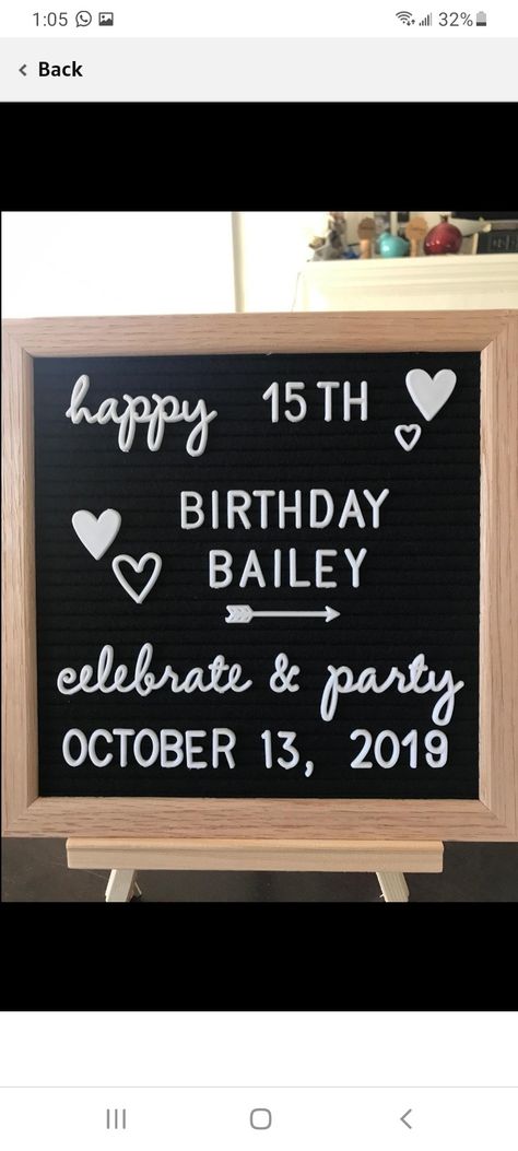 Birthday Felt Board, Birthday Letter Board, Bday Letter, First Bday, Happy 15th Birthday, Birthday Letter, Felt Letter Board, Felt Letters, Happy 2nd Birthday